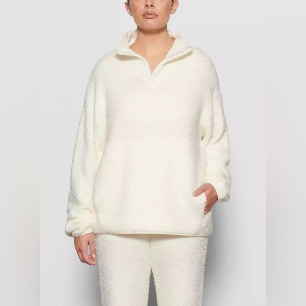 NWT SKIMS cozy knit bouclé pullover sweater